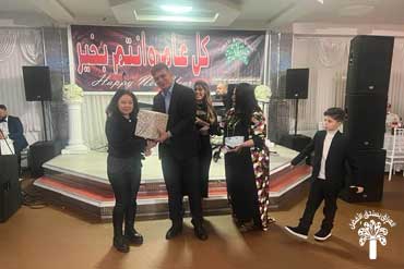 تيار الديمقراطيين العراقيين يحي احتفال عيد رأس السنة الميلادية لعام 2023